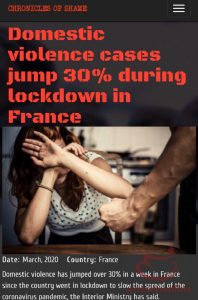 فزایش ۳۰ درصدی خشونت خانگی در #فرانسه